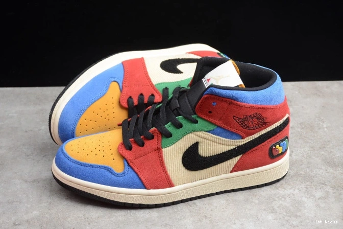 Jordan CU2805- Trendy Air Mid 1 SE Blue 889 Fearless the Great 0101